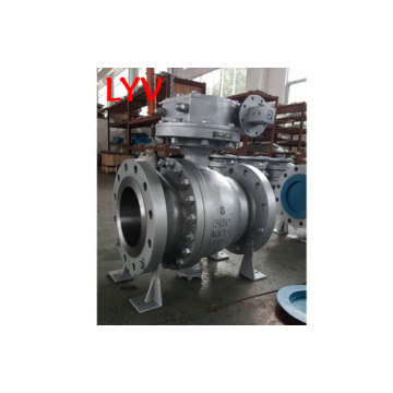 Worm Gear Reduced Bore Flanged Ball Valve